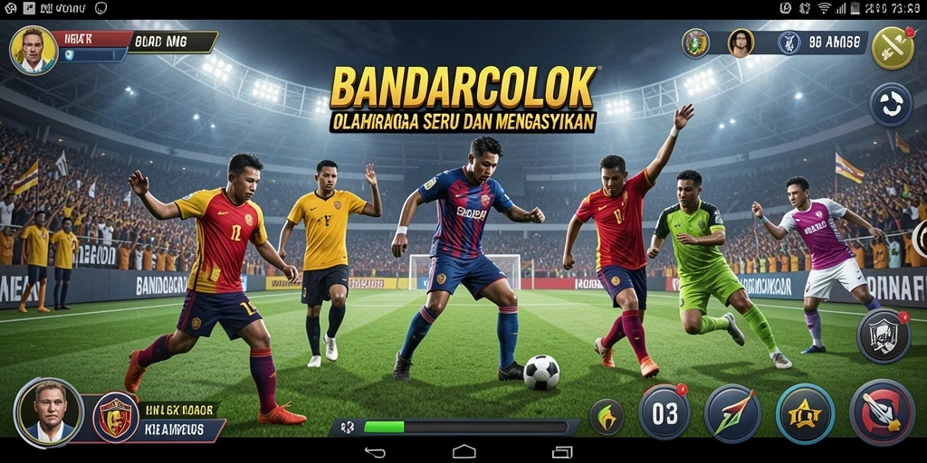 Tampilan gameplay BANDARCOLOK yang mengasyikkan dan kompetitif.