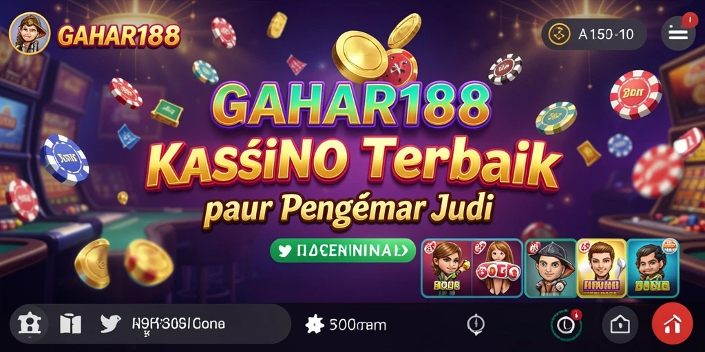 Tampilan gameplay menarik di GAHAR188 dengan berbagai pilihan permainan kasino.