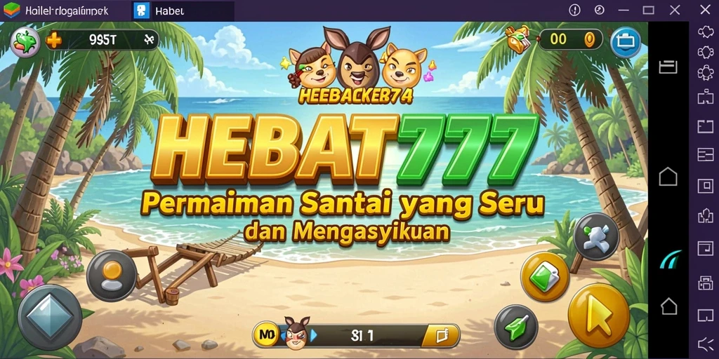 Tampilan menarik dari gameplay seru HEBAT777.
