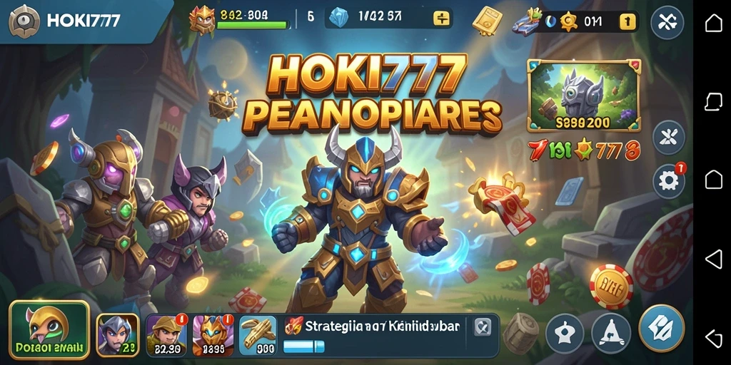 Gameplay HOKI777 menampilkan strategis yang mendebarkan dan pertempuran yang intens.