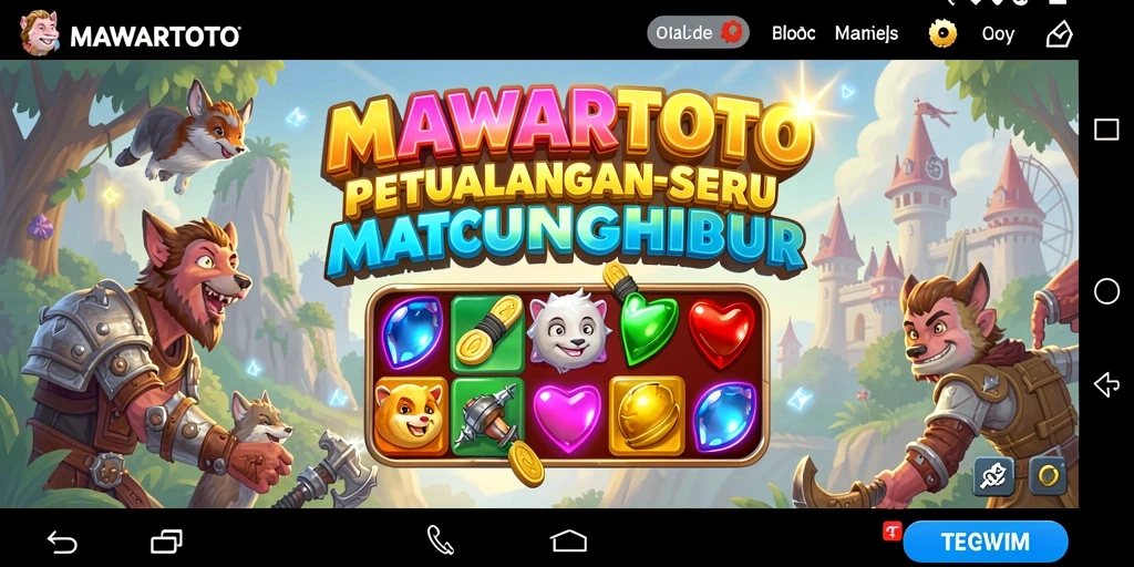 Tampilan gameplay seru dalam MAWARTOTO yang penuh warna.